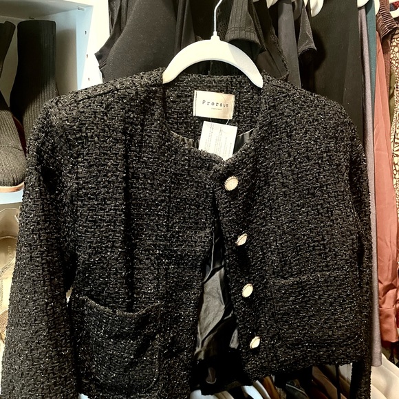 Jackets & Blazers - Beautiful twill jacket, brand new with tags.
